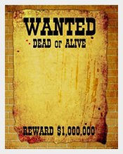 71 Wanted Posters – Free Printable Word PDF Vector EPS