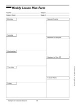 All Templates Blank Lesson Plan Template