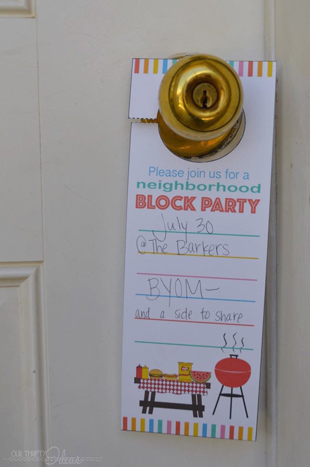 Neighborhood Block Party Invitation Free Printable Our
