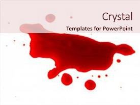 Top Blood Splatter PowerPoint Templates Backgrounds