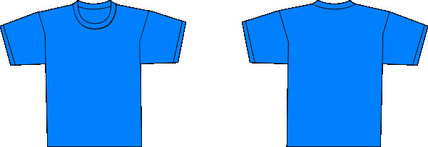 Bluet Shirt Template Clip Art at Clker vector clip