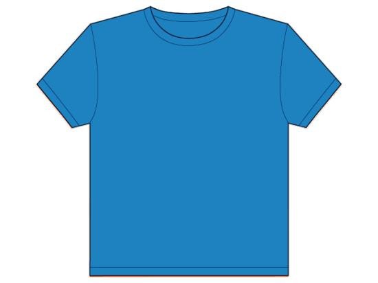 Light Blue T Shirt Template Clip Art Library