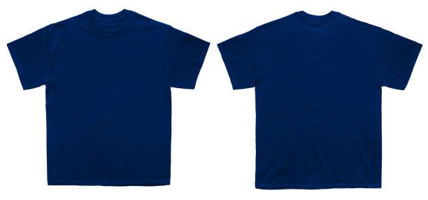 Royalty Free Navy T Shirt and Stock