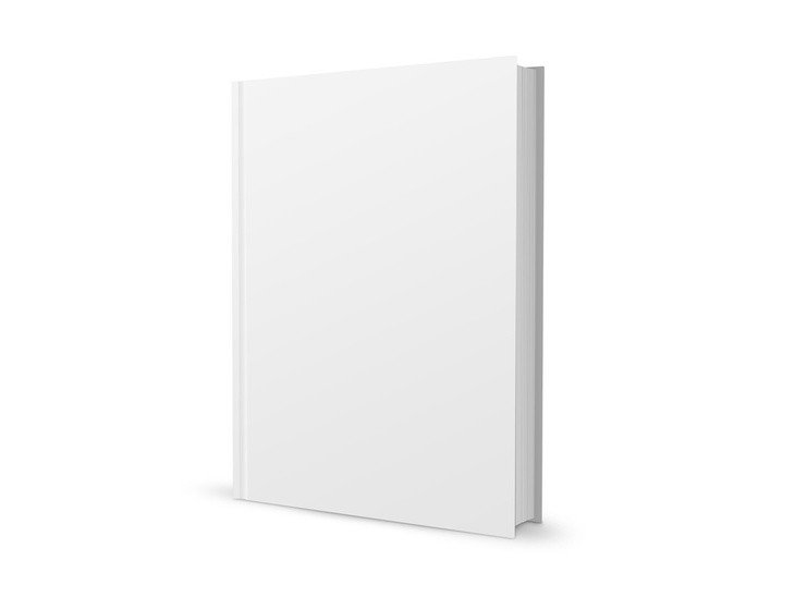 Blank Book Template PSD Free PSD File