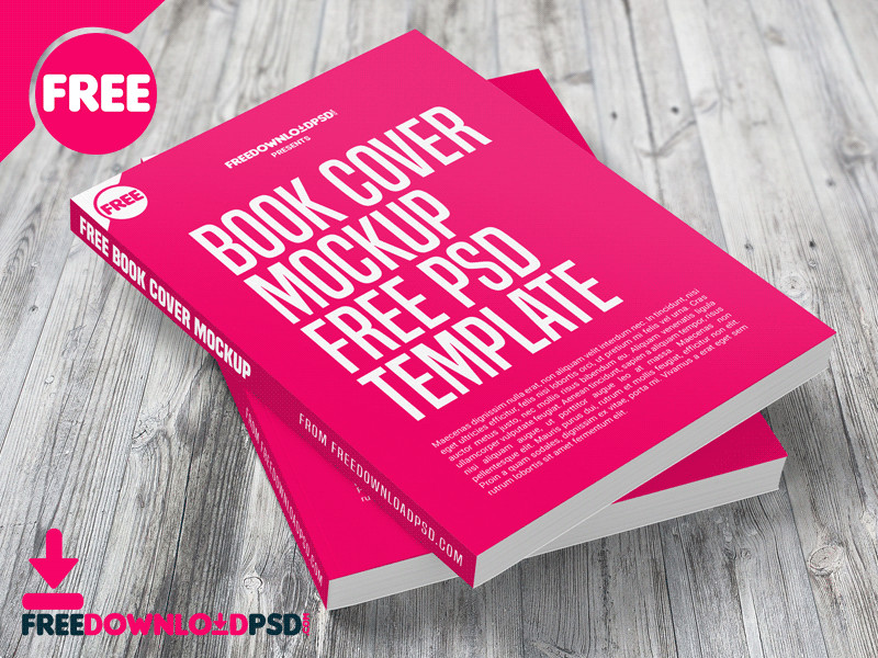 Book Cover Mockup Free Psd Template by Mohammed Shahid