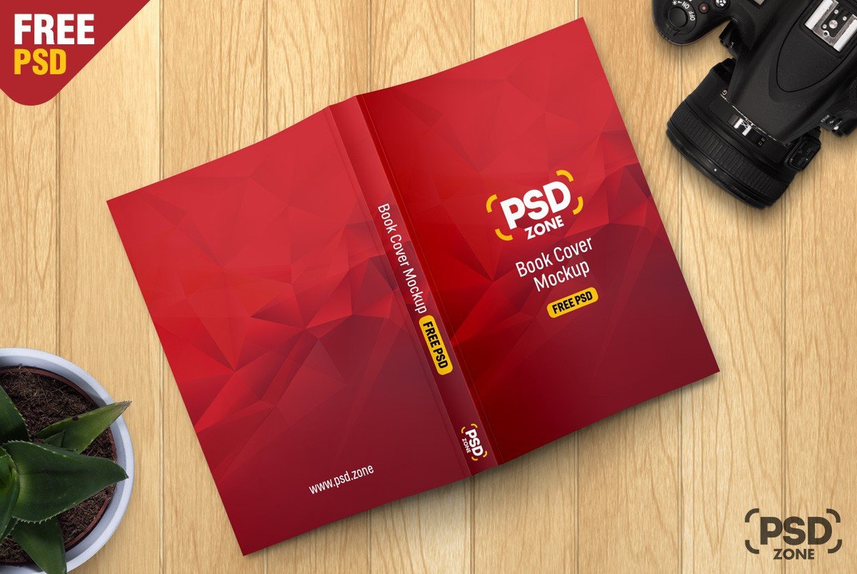 Book Cover Mockup Template PSD Download PSD