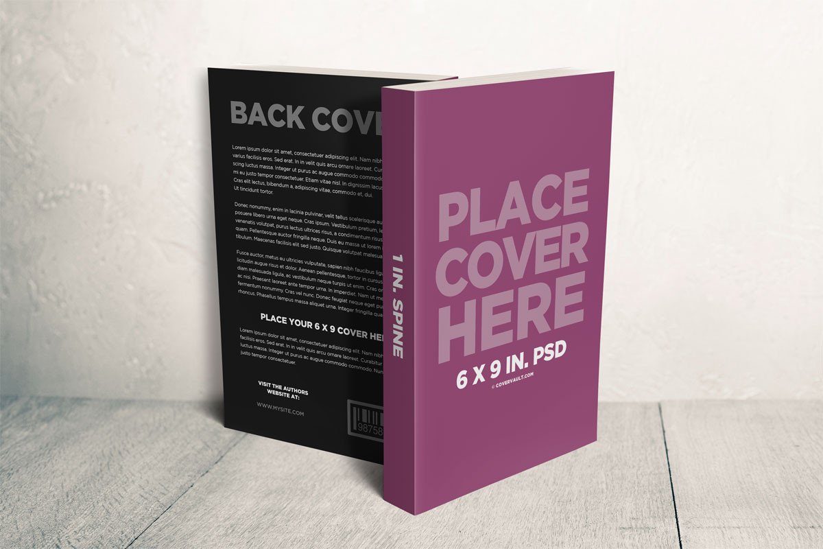 Covervault Free PSD Mockups for Books and More
