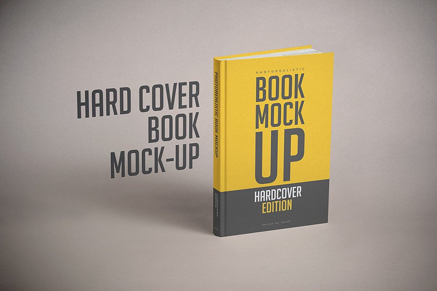 Hardcover Book Mock up Template PSD on Behance
