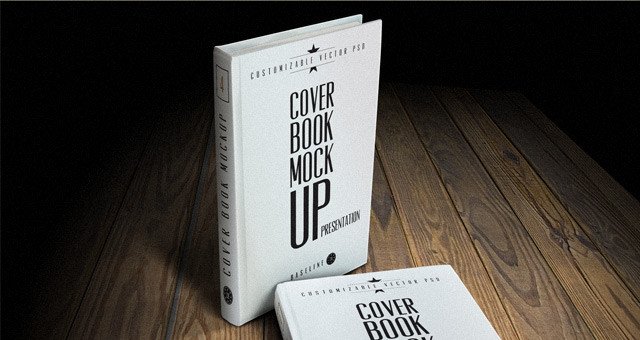 Psd Book Cover Mockup Template