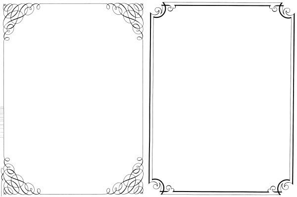 200 Free Vintage Ornaments Frames and Borders