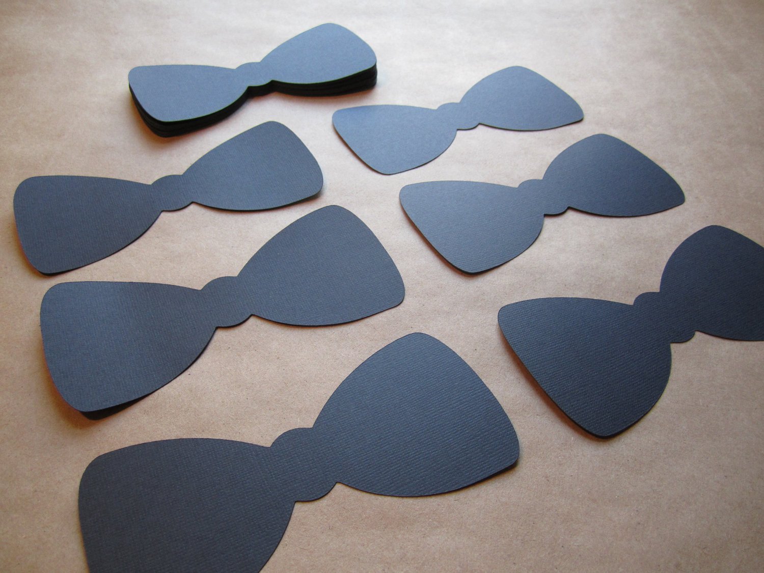 50 PAPER Bow Tie Cut Outs