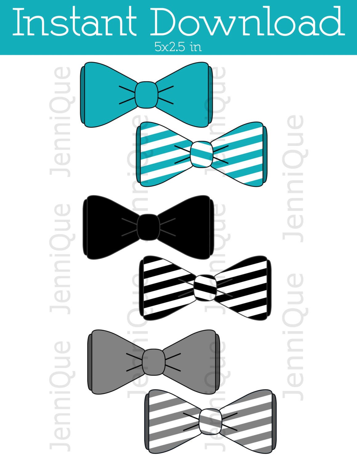 Printable Bow Tie Bow Tie Cut Outs Bow Tie Baby Shower