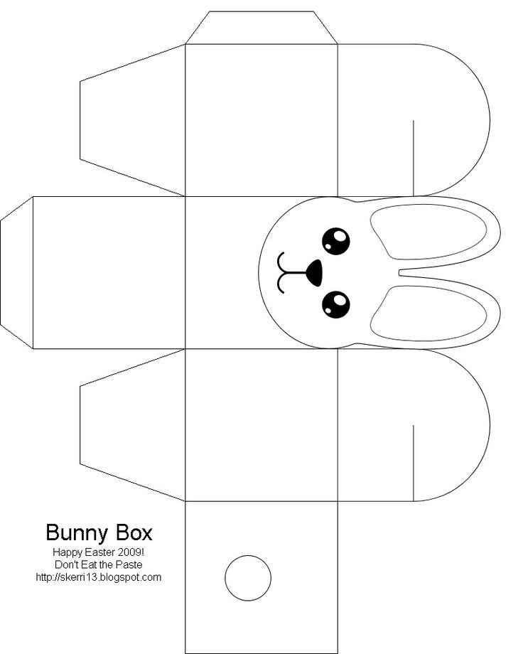 Easter Box Easter Bunny Easter Crafts for Kids Free