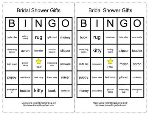 Classic Bridal Shower Games Inspired Bride
