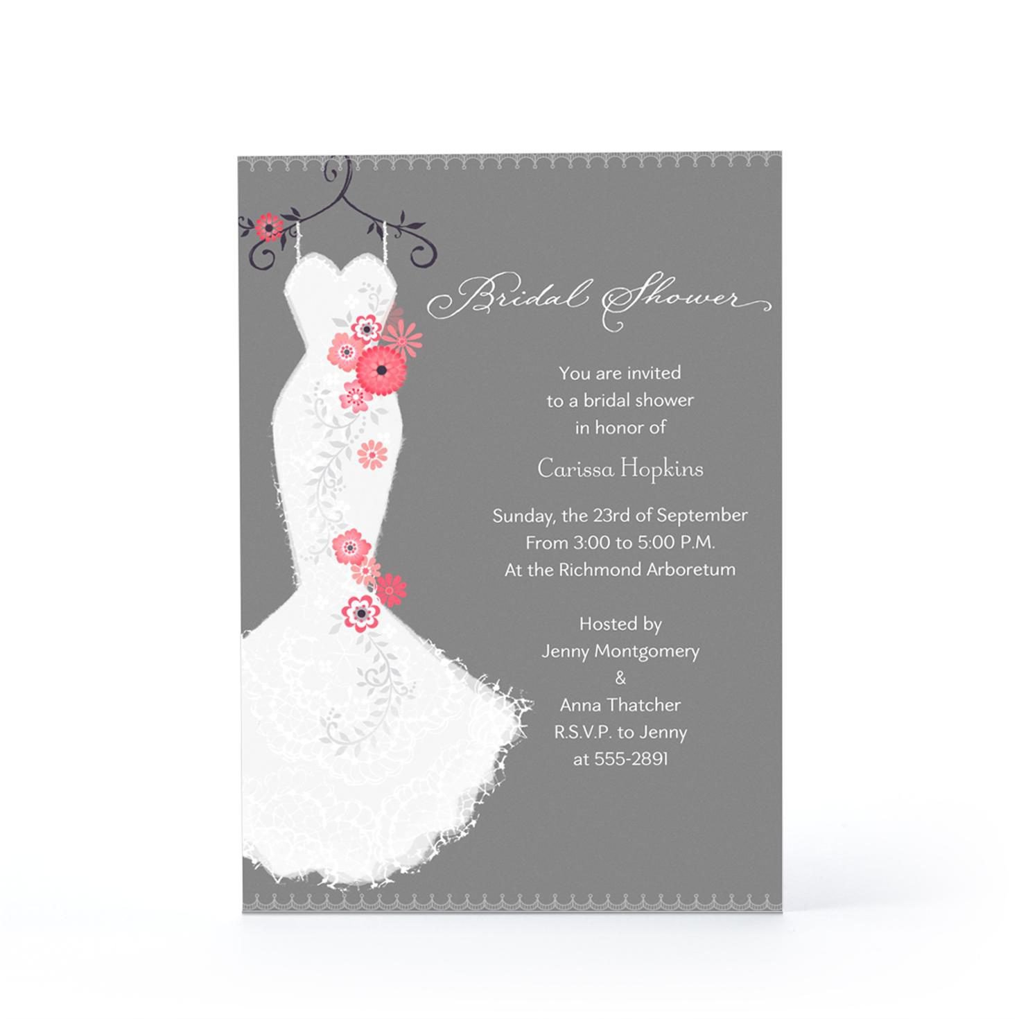 Bridal Shower Invite Bridal Shower Invite Wording Card