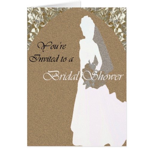 Bridal Shower Note or Greeting Card Template