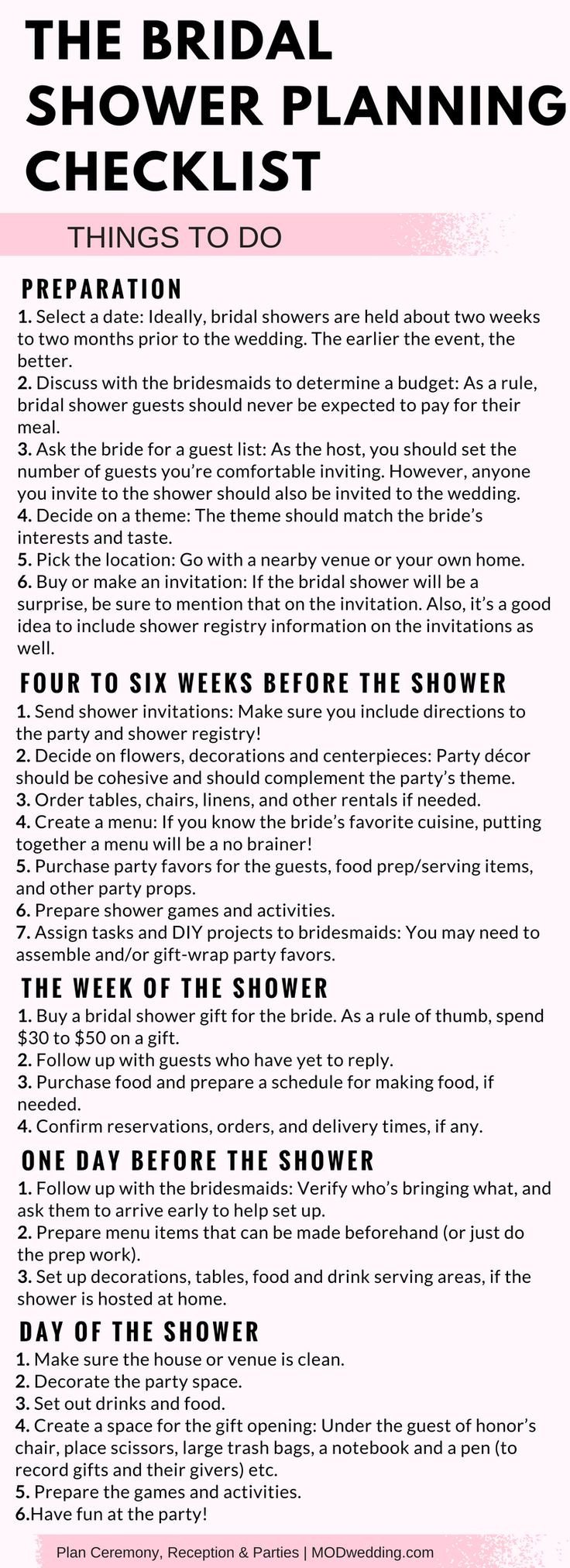 Best 25 Bridal shower checklist ideas on Pinterest