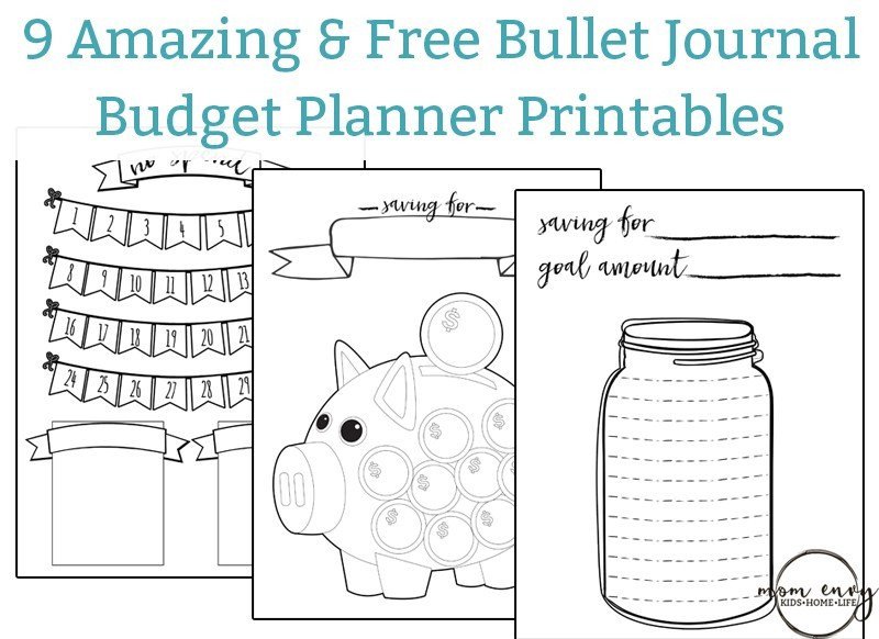 Free Bud Planner Printables 9 Free Bullet Journal