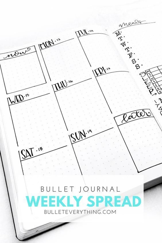 15 The Best Weekly Bullet Journal Layouts The