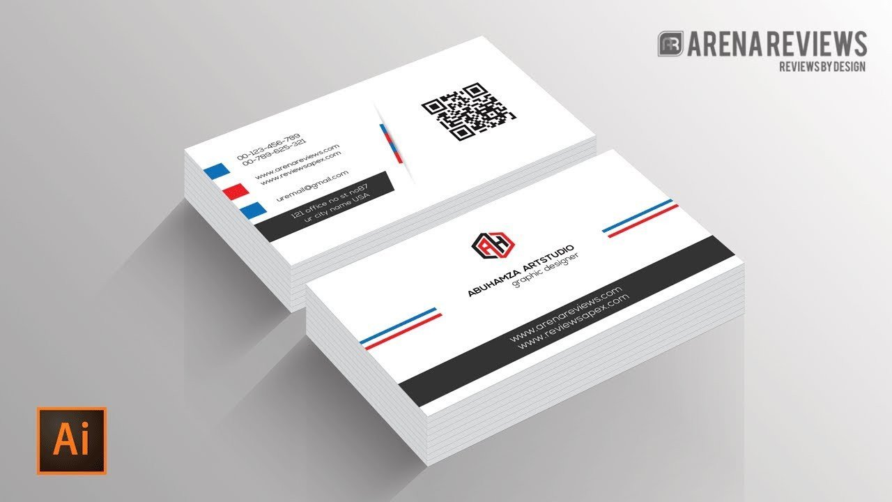 How To Design Business Card Template illustrator cc