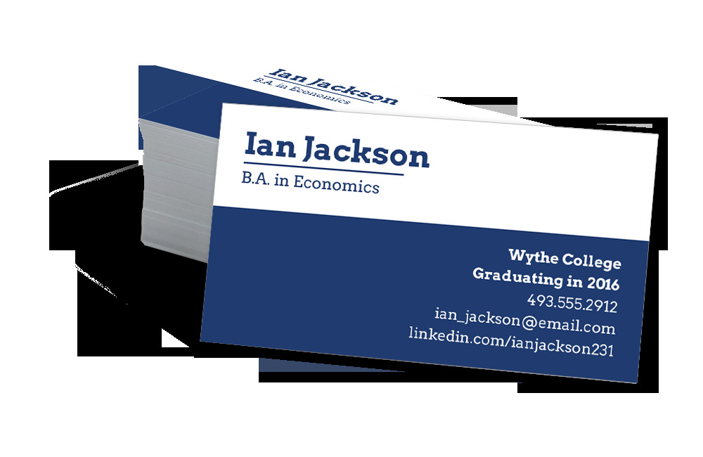 Student Business Cards