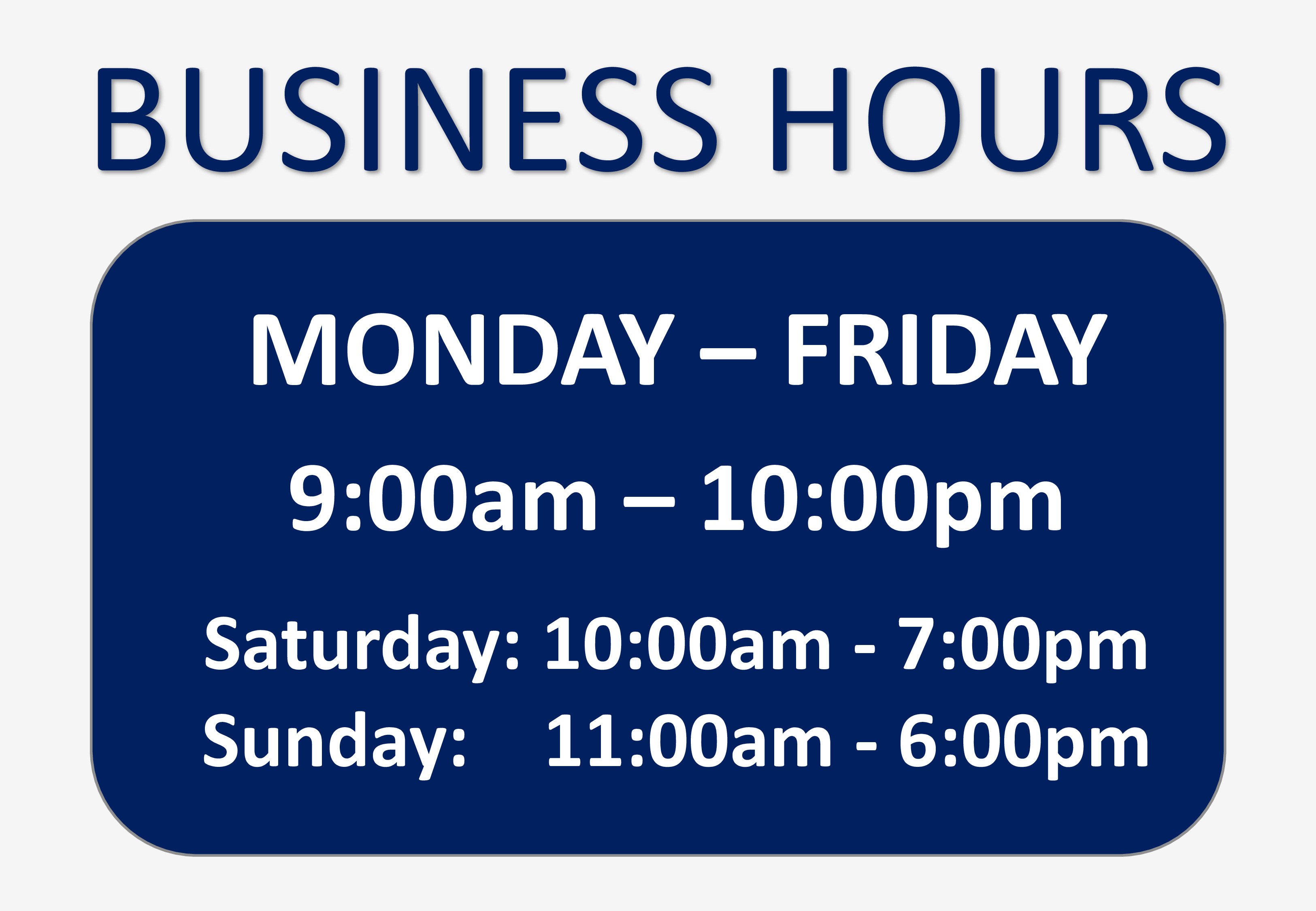 30 Business Hours Template Microsoft Word