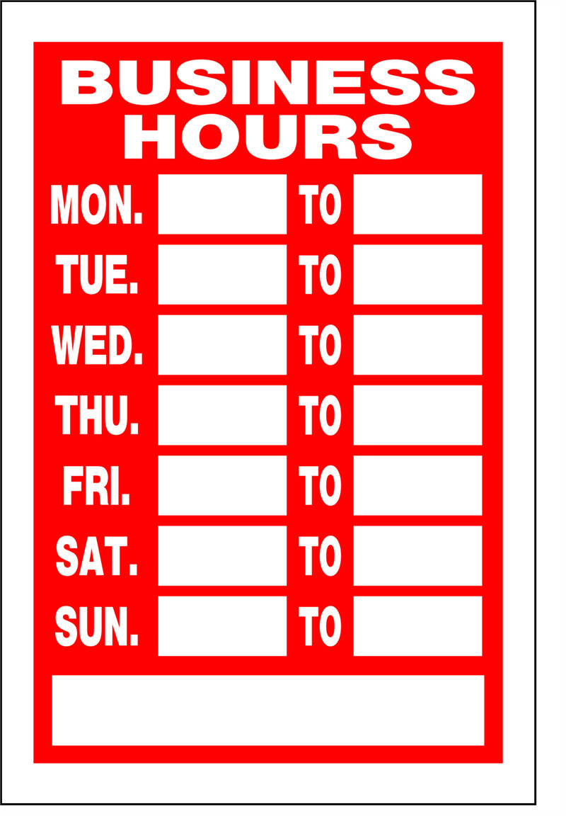 Business Hours Template