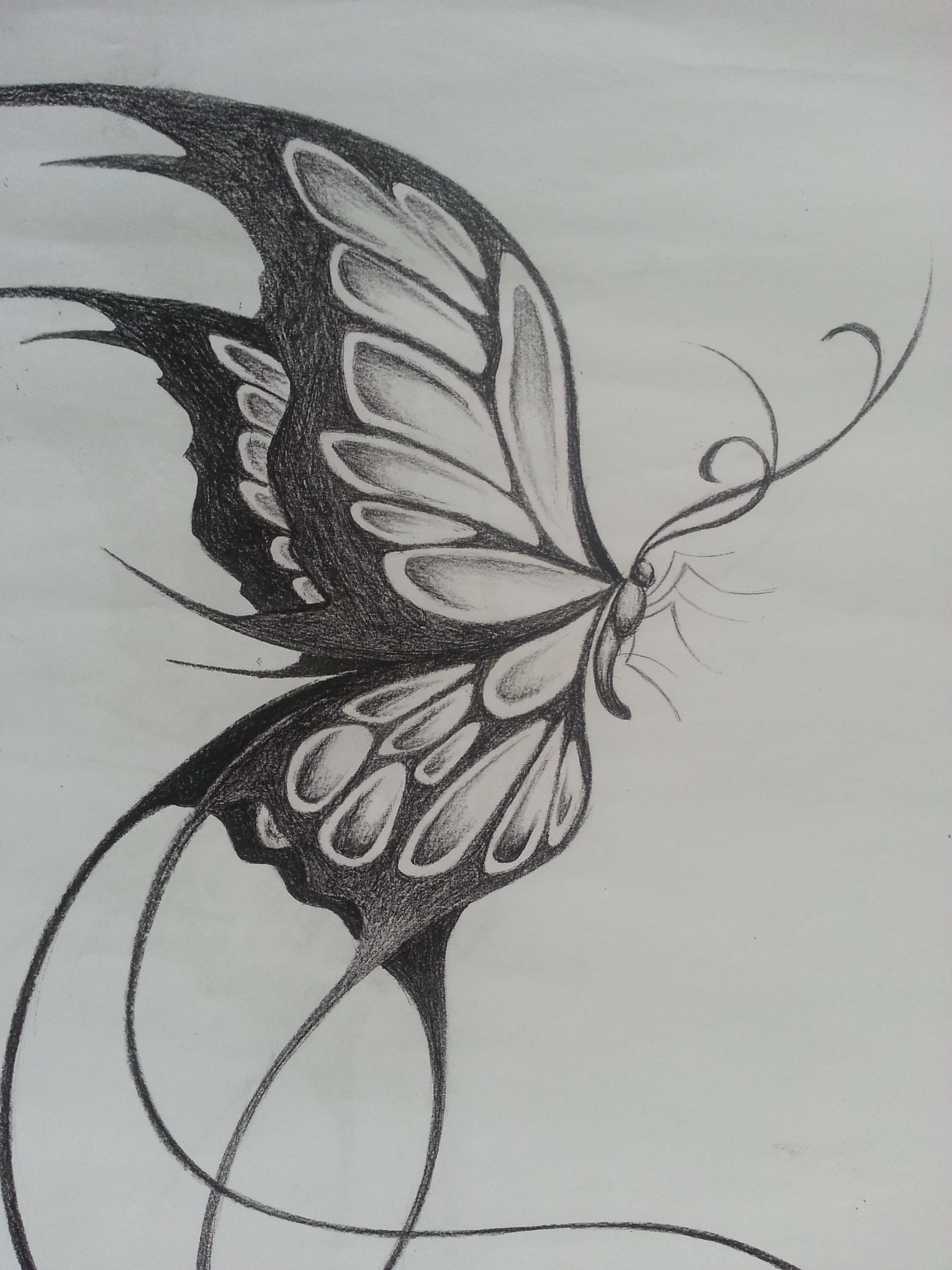 Original design of a large butterfly