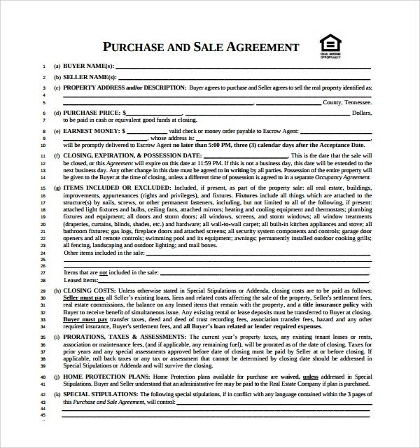20 Sample Buy Sell Agreement Templates Word PDF Pages