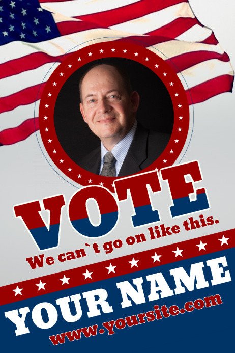 Copy of Election Campaign Poster Template