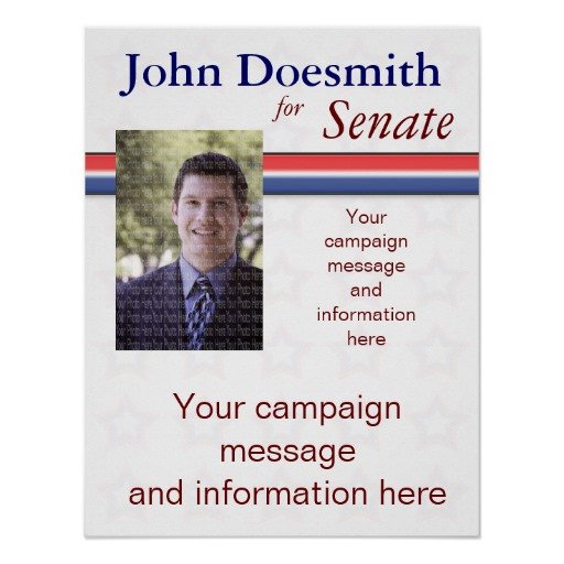 Political Campaign Poster Template