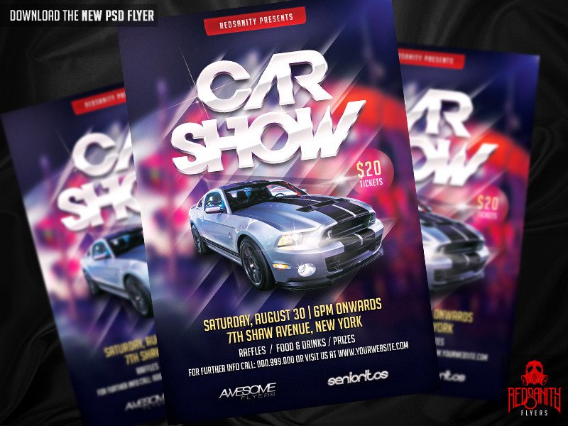 car show flyer template psd free DriverLayer Search Engine