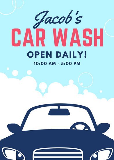 Customize 77 Car Wash Flyer templates online Canva