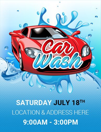 MS Word Car Show Flyer Template