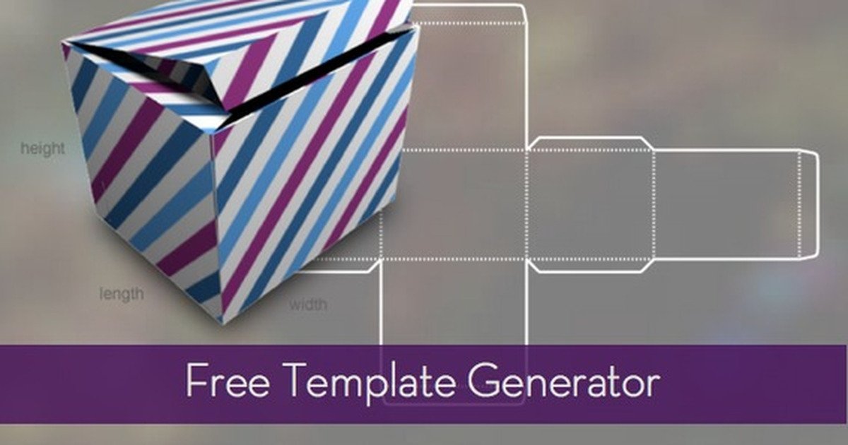 Free Template Generator for Boxes Bags and More