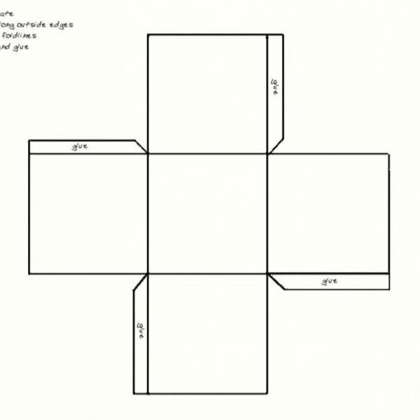 Printable Square Box Template