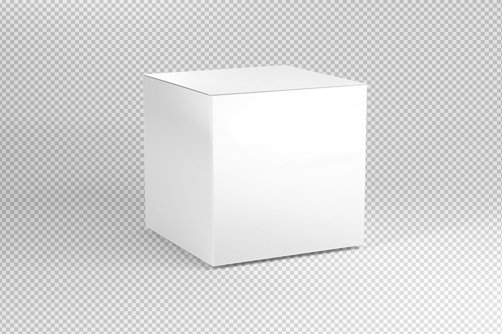Square Cardboard Box Mockup Generator Mediamodifier