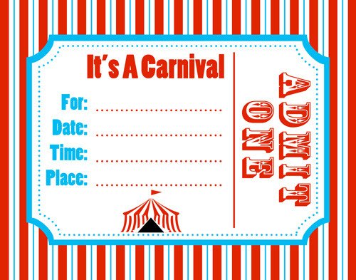 Free Carnival Ticket Template Download Free Clip Art