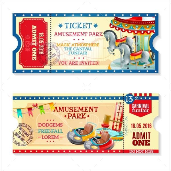 15 Carnival Ticket Templates Free PSD AI Vector EPS