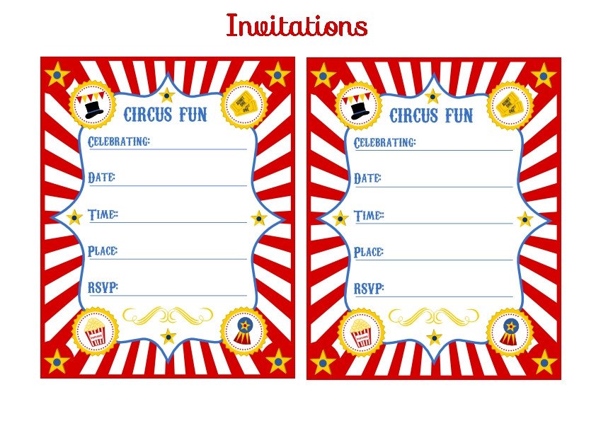 Carnival Tickets Template Free Printable