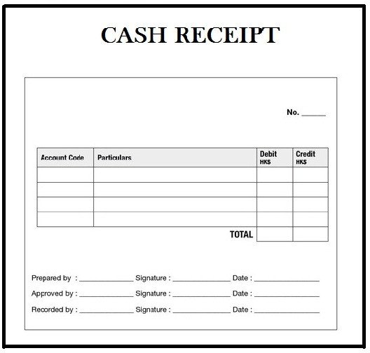Customizable Cash Receipt Template In Word Excel And PDF