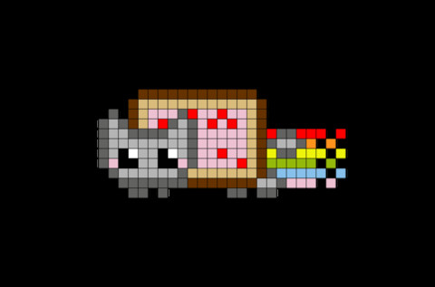 Nyan Cat Pixel Art – BRIK