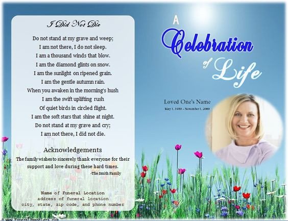 loading Memorial Celebration of Life Ideas