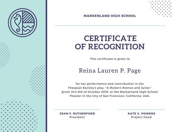 Customize 204 Recognition Certificate templates online