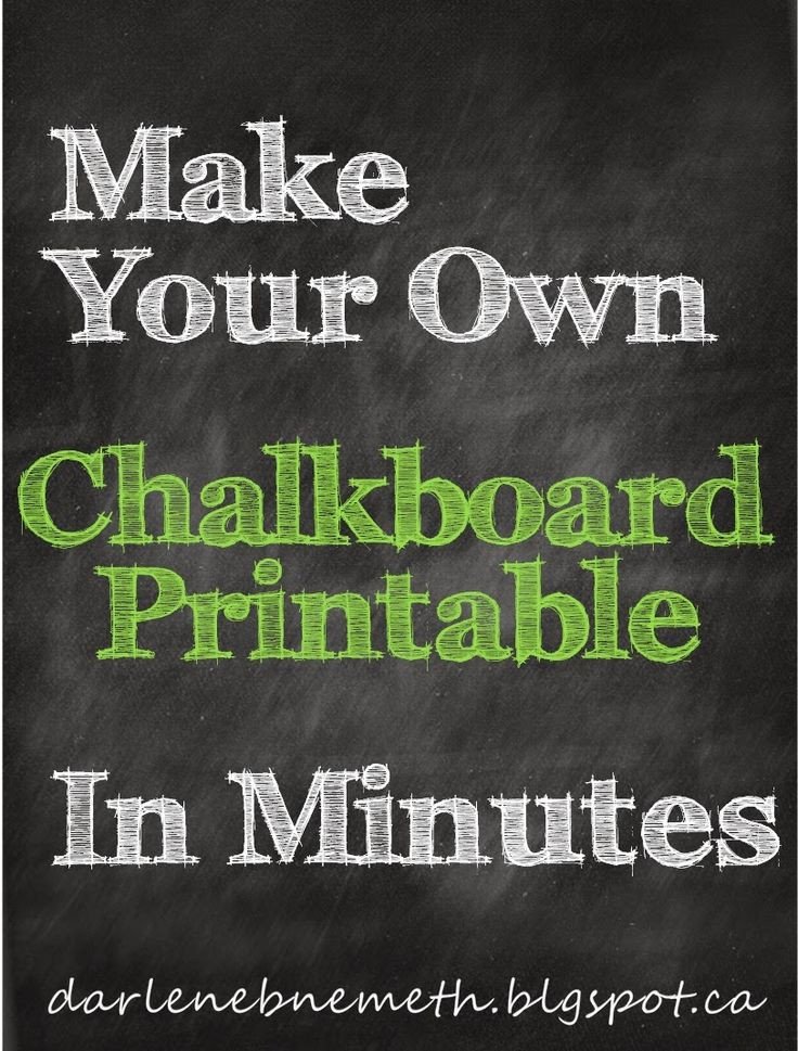 Best 25 Chalkboard printable ideas on Pinterest