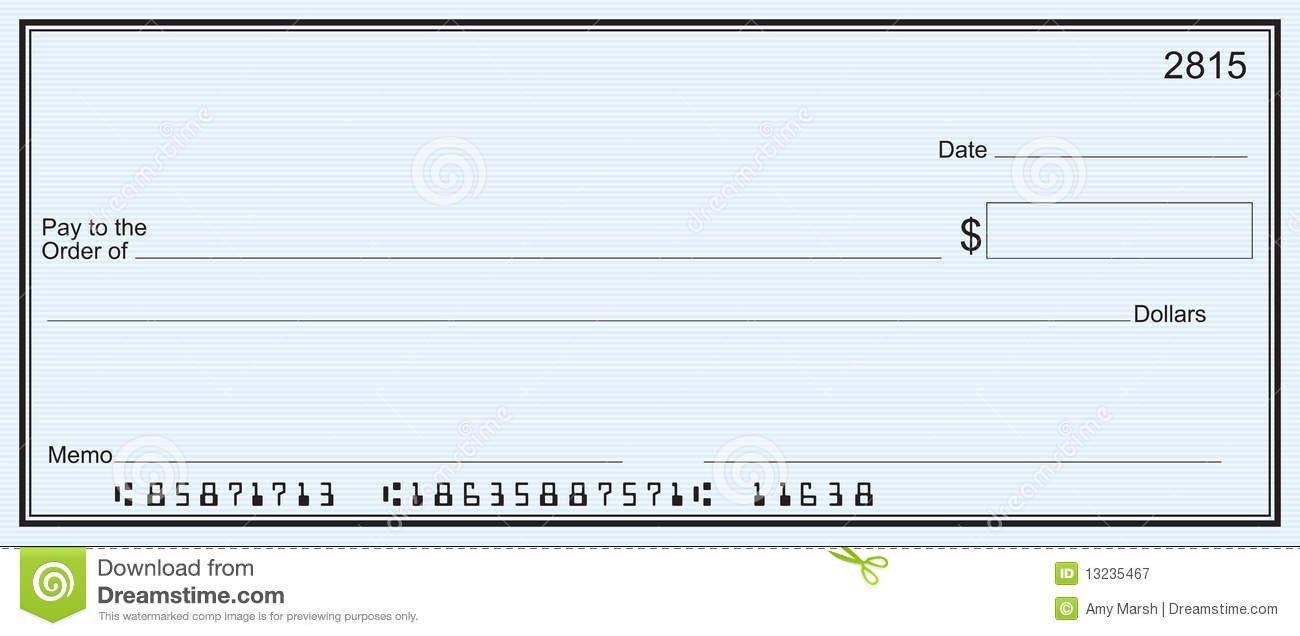 Blank Check Template