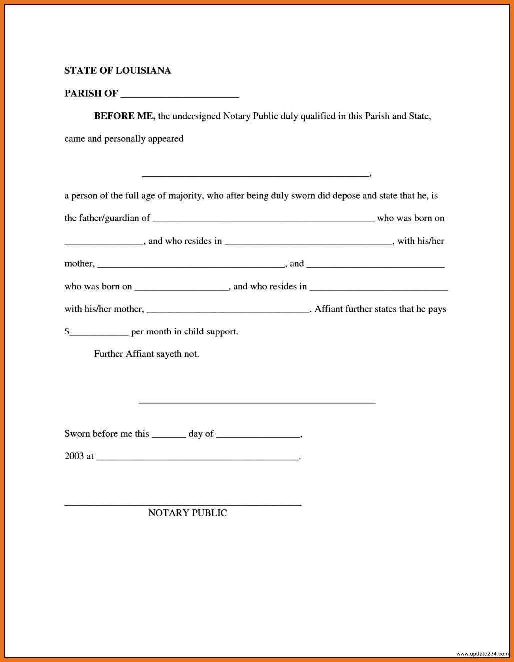 4 5 CHILD SUPPORT AGREEMENT LETTER