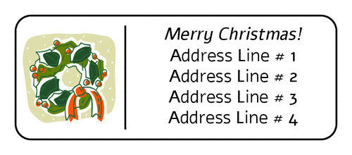 Free Christmas Label Templates – & Customize A