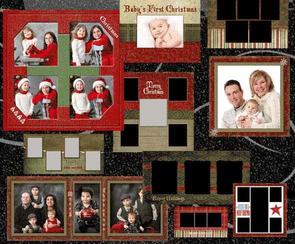 30 Free PSD Christmas Card Templates DesignMaz