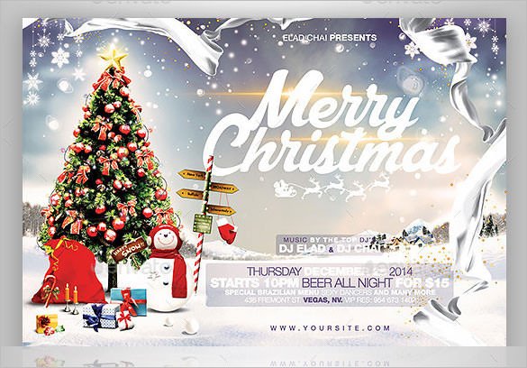 78 Christmas Flyer Templates PSD AI Illustrator Word